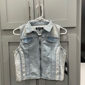 Blue Denim Vest by